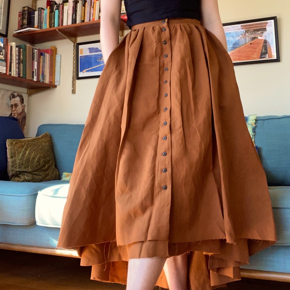 Sz S Sisters of the Black Moon Adelaide Skirt in Cinnamon